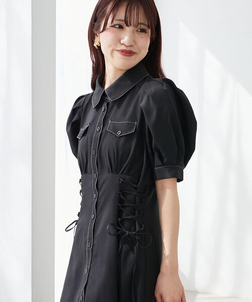 MAJESTIC LEGON シャツワンピース 「WEB限定XSサイズあり