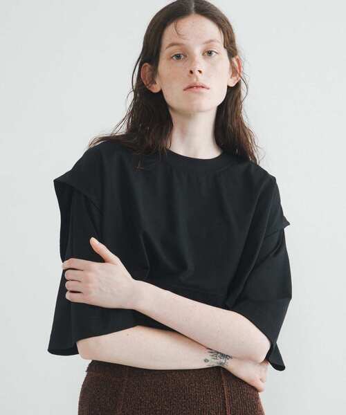 tシャツ layered big tee レディース