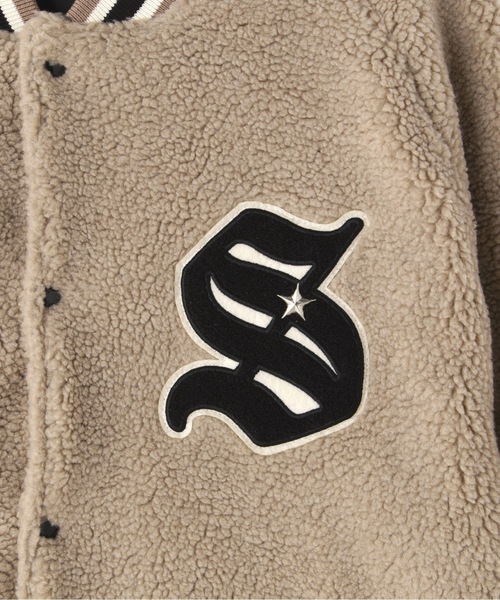 Schott N.Y.C（ショット） 「schott」 スタジャン L ベージュ メンズ