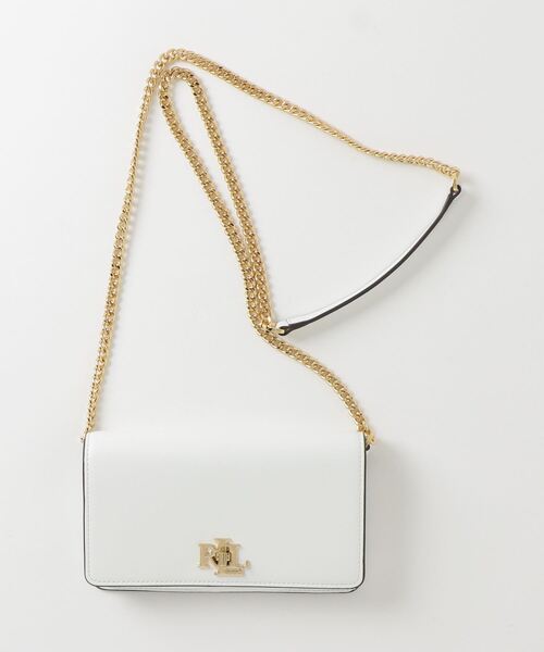 LAUREN RALPH LAUREN ♦ クロスボディバッグ レザー クロスボディ テック ケース （ショルダーバッグ