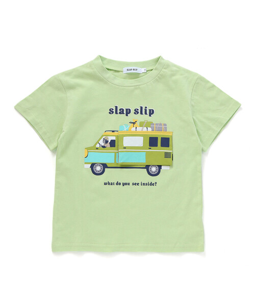SLAP SLIP（スラップスリップ） tシャツ くるま仕掛けめくる知育