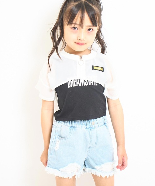 ANAP kids タンクトップ 肌着 シアー ショート ブルゾン × SET