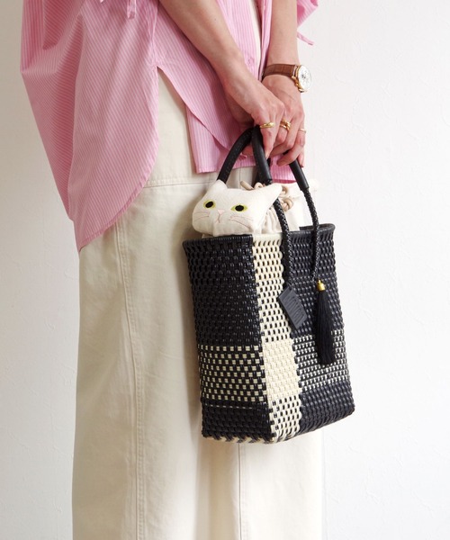 WOVEN かごバッグ メルアドバッグ かごバッグ カゴバッグ WOVEN (ウーヴン) / メキシコ製 メルカド