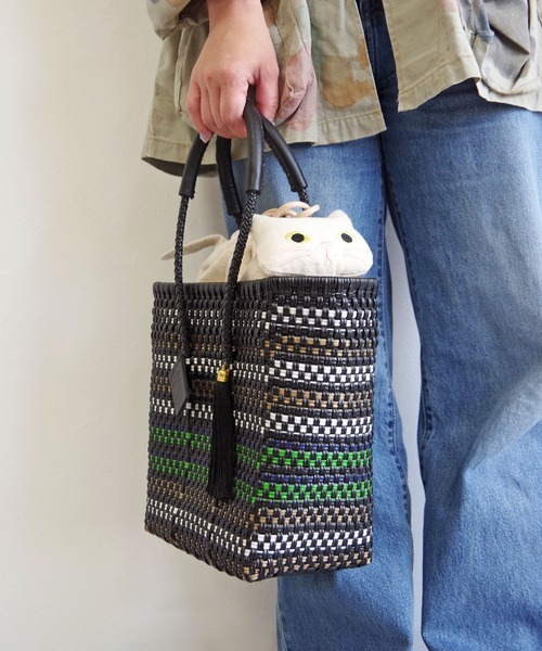 かごバッグ カゴバッグ WOVEN (ウーヴン) / メキシコ製 メルカド