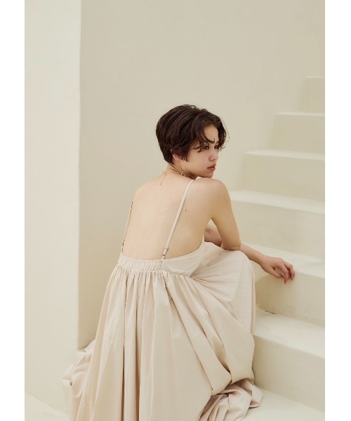 ワンピース NOTREemor volume flare camisole dress NOTRE emor ワンピース volume flare camisole dress : ZOZOTOWN