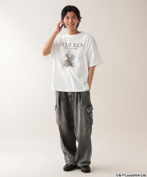 スターウォーズ ヴィンテージ加工オーバーサイズTシャツ ディズニー Disney STAR WARS スターウォーズ オーバーサイズ