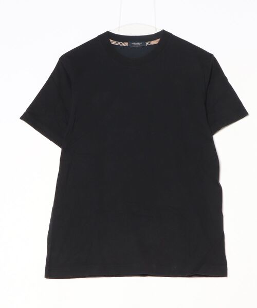 バーバリー ロンドン 半袖Tシャツ 現行モデル ブラック M BURBERRY 「BURBERRY」 半袖Tシャツ M ブラック メンズ