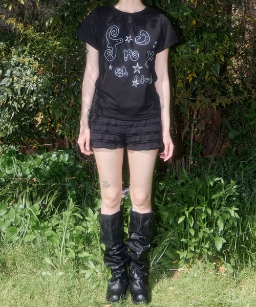 FANCY CLUB tシャツ 「FANCY CLUB」Gliter Mazy Logo Tee