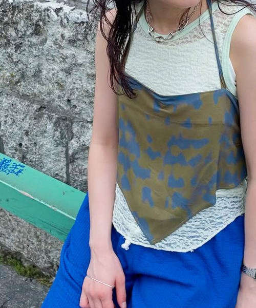 ブラウス シャツ 「OAS/オーエーエス」Highland Avonela Crop Top レディース