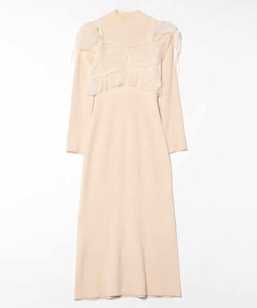 SNIDEL（スナイデル） ニットワンピース FREE アイボリー レディース