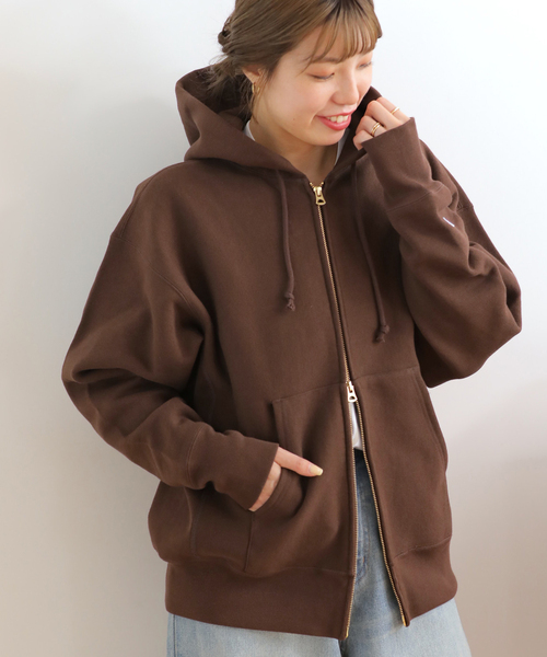 パーカー 別注「Champion/チャンピオン」RW 11.5oz フ―ディースウェット レディース