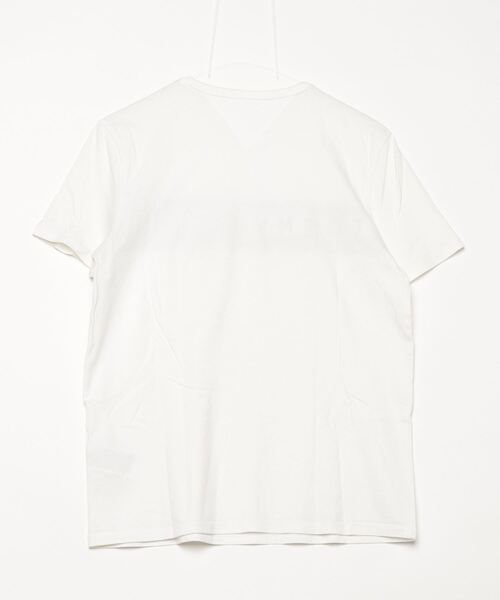 「TOMMY HILFIGER」 刺繍半袖Tシャツ S ホワイト メンズ
