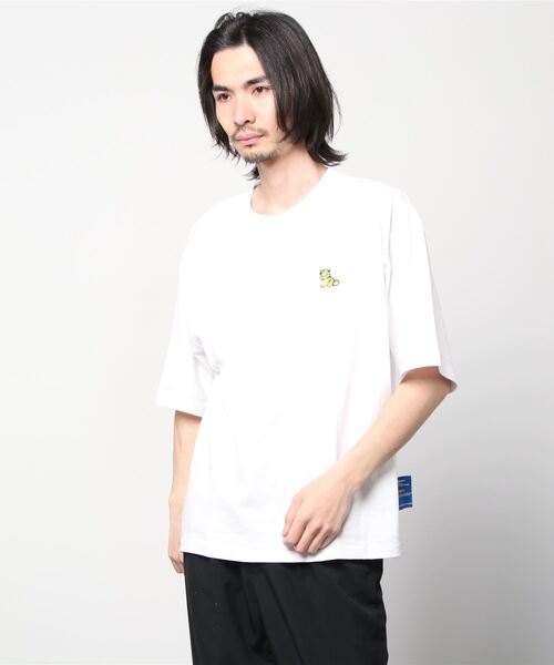 「Salong hameu」 半袖Tシャツ M グレー メンズ