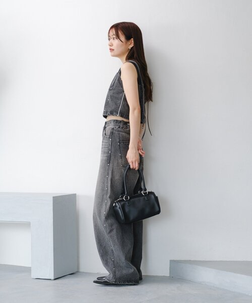 Kastane キャミソール 「セットアップ対応」スタッズデニム