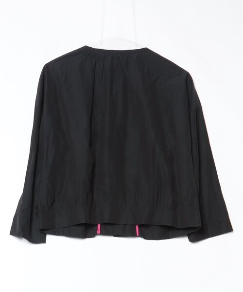 「SONIA RYKIEL」 ビジューノーカラージャケット 40 ブラック レディース