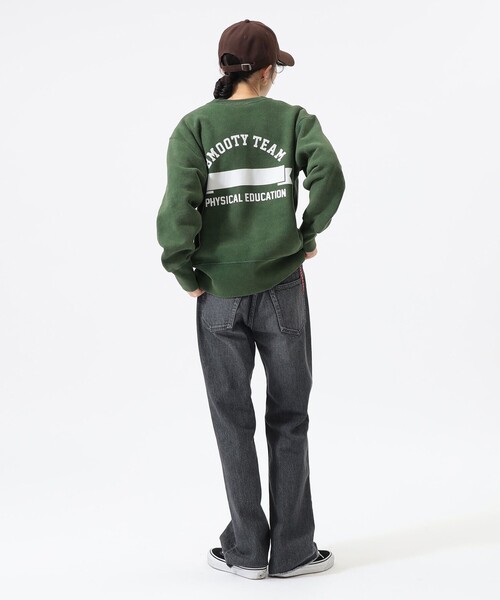 トレーナー スウェット 「別注」Champion / バックプリント リバースウィーブ(R) クルー スウェット レディース Champion トレーナー スウェット 「Champion」バックプリント