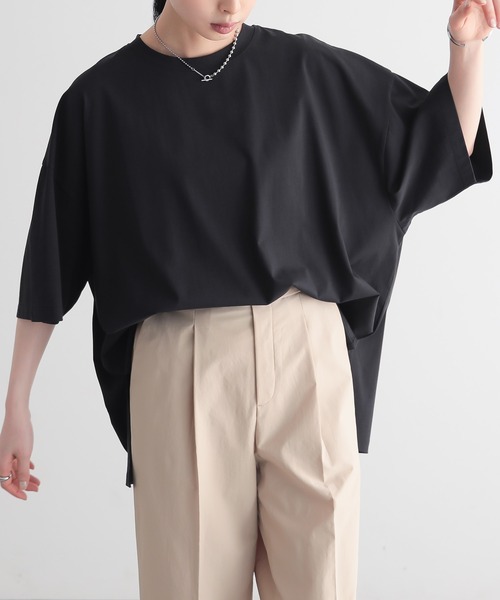 「for/c」 半袖カットソー M ブラック レディース