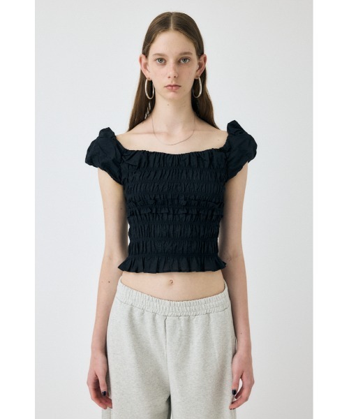 MOUSSY（マウジー） ブラウス シャツ 「EC・一部店舗限定」GATHER