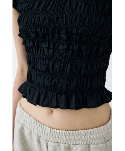 moussy完売GATHER SLEEVE ブラウス MOUSSY（マウジー） ブラウス シャツ 「EC・一部店舗限定」GATHER