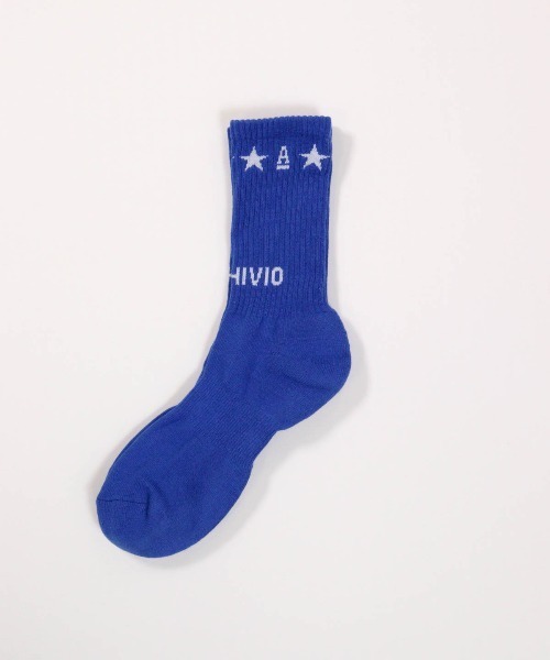 archivio（アルチビオ） 靴下 「MENS」「メンズ」星柄ロゴソックス
