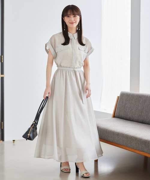 Andemiu（アンデミュウ） シャツワンピース シャツセットアップ582104 