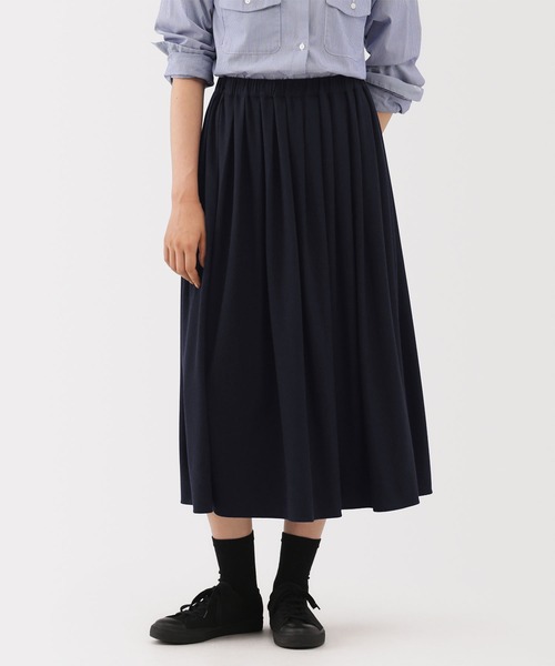【新品未使用品】MUJI Labo ジャージープリーツスカート　黒　XL 未使用タグ付き MUJI Labo ジャージープリーツスカート S 無印