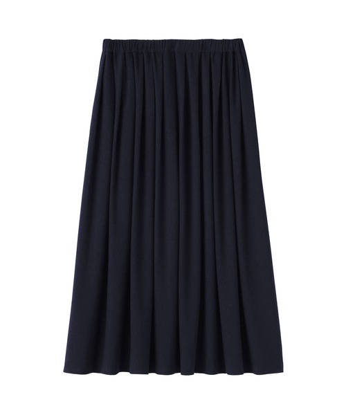 MUJI　Labo　ジャージー　プリーツスカート　黒　M 婦人 ジャージープリーツスカート | 無印良品