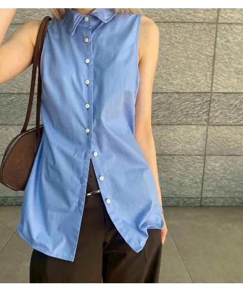 IRENE LE CIEL BLUE オーバーサイズブラウス　ルシェルブルー LE CIEL BLEU（ルシェルブルー） ブラウス シャツ シアージャカード