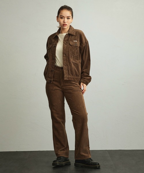 [Wrangler] обработка Denim брюки SMALL голубой женский 