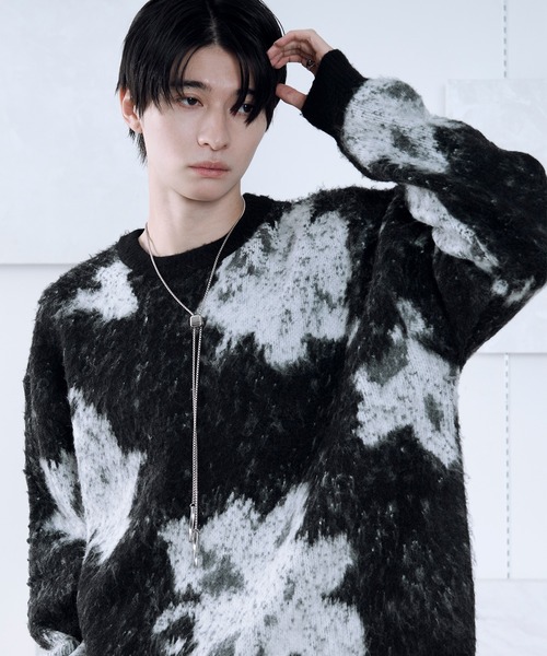 Ellno Loset（エルノロゼット） セーター ニット アブストラクト