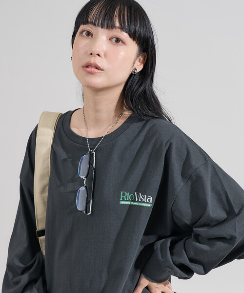 またまたお気に入りからの出品♡　Chronos　クロップド　ロンT FREAK'S STORE（フリークスストア） tシャツ クロップド ロンT/バック