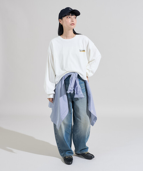 FREAK'S STORE（フリークスストア） tシャツ クロップド ロンT/バック