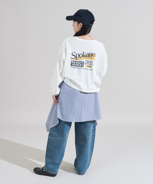 FREAK'S STORE（フリークスストア） tシャツ クロップド ロンT/バック