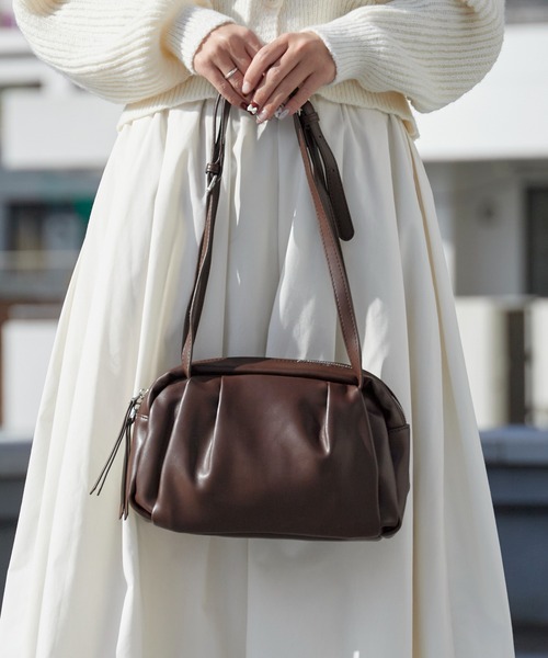 AO2 ショルダーストラップ ショルダーバッグ バッグ Faux Leather 2Way 
