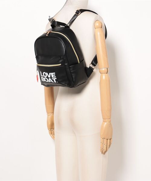 ラブボート 「LOVE BOAT」 リュック FREE ブラック レディース