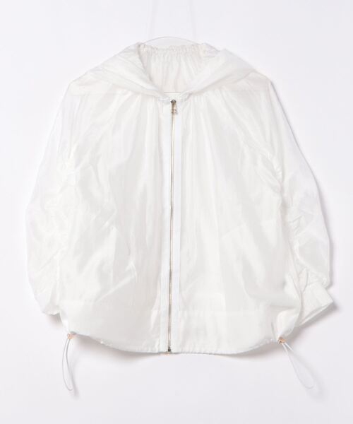 「INTERPLANET」 ジップアップブルゾン FREE グレー レディース_画像4