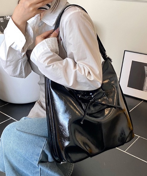 Mejoul ショルダーバッグ バッグ 「25年秋冬新作」「2WAY」ギャザー