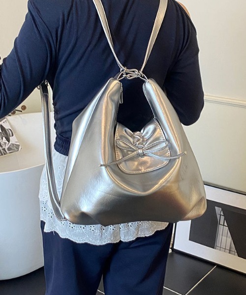 未使用✨】ADMJ ショルダーバッグ レザー 南京錠チャーム付き