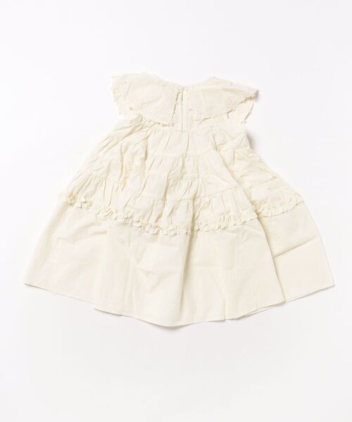 「aimoha」 「KIDS」ノースリーブワンピース 110 ライトベージュ キッズ_画像2