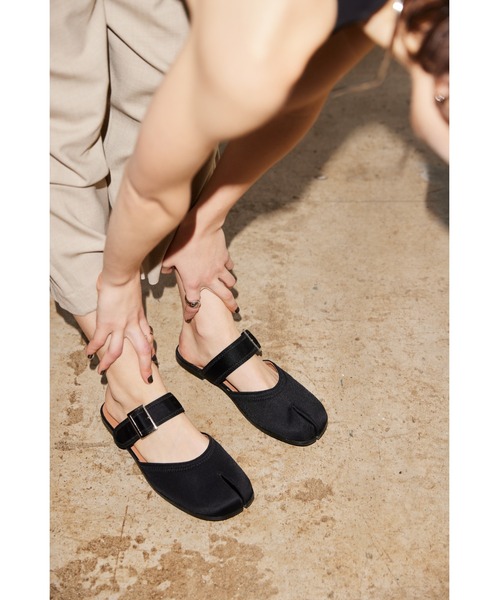 「un/neu」 フラットサンダル SMALL レッド レディース_画像4