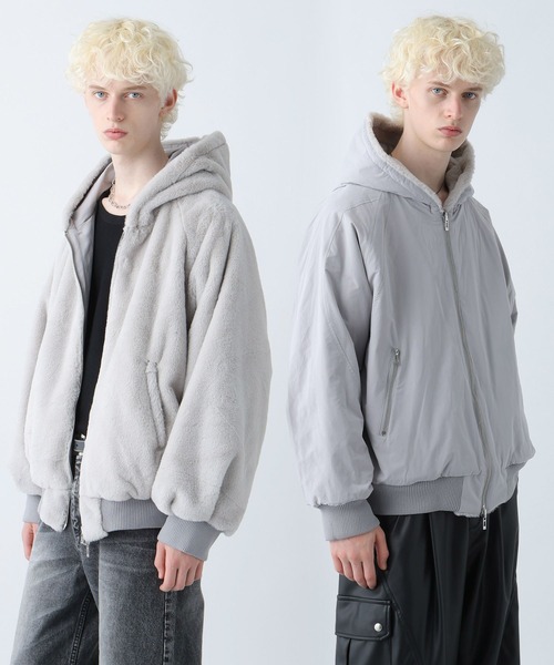 HARE ハレ リバーシブルファーフードブルソン HARE（ハレ） ブルゾン アウター リバーシブルファーフードブルゾン