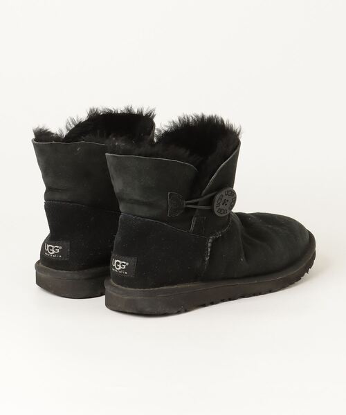 「UGG」 ムートンブーツ 25.0cm ブラック レディースの画像2