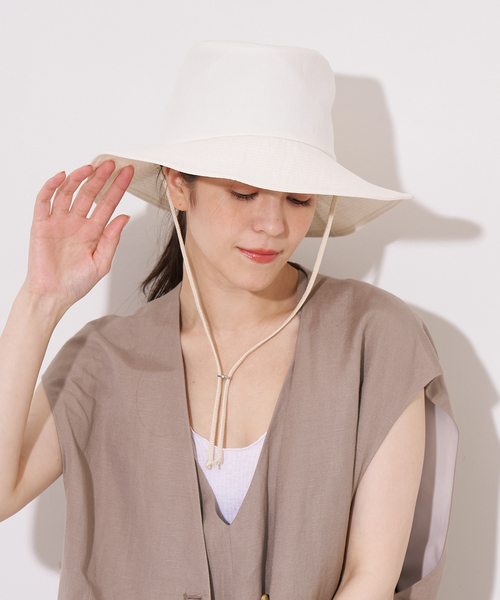 「La Maison de Lyllis」 ハット フリー ホワイト レディース_画像6
