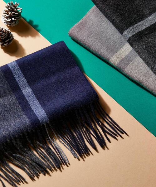 TAKEO KIKUCHI（タケオキクチ） マフラー 「ラッピング巾着セット