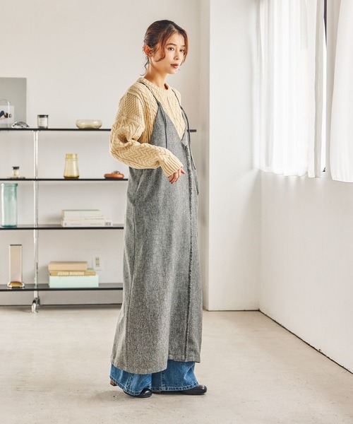 studio CLIP（スタディオクリップ） ワンピース ツイードライクキャミ