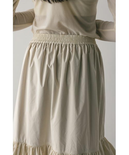 STYLEMIXER タックバルーンギャザースカート　WHITE M STYLEMIXER | タックバルーンギャザースカート (スカート(ロング