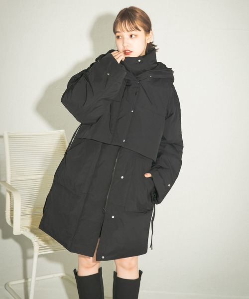 KBF（ケービーエフ） コート ONE ブラック レディース : ZOZOTOWN