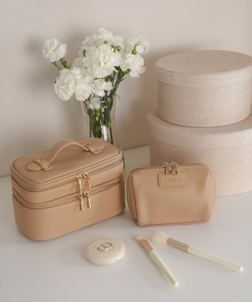 APRILY ポーチ 2段バニティポーチ レディース : ZOZOTOWN Yahoo!店