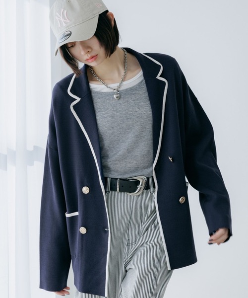 PAGEBOY（ページボーイ） ジャケット テーラードジャケット ニット 