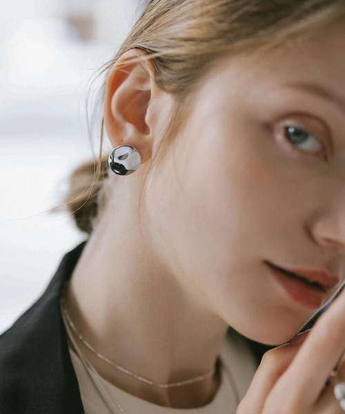ピアス ピアス 金属アレルギー対応 シルバー925 ゴールド 「Iverqua イヴェルカ」 レディース メンズ_5